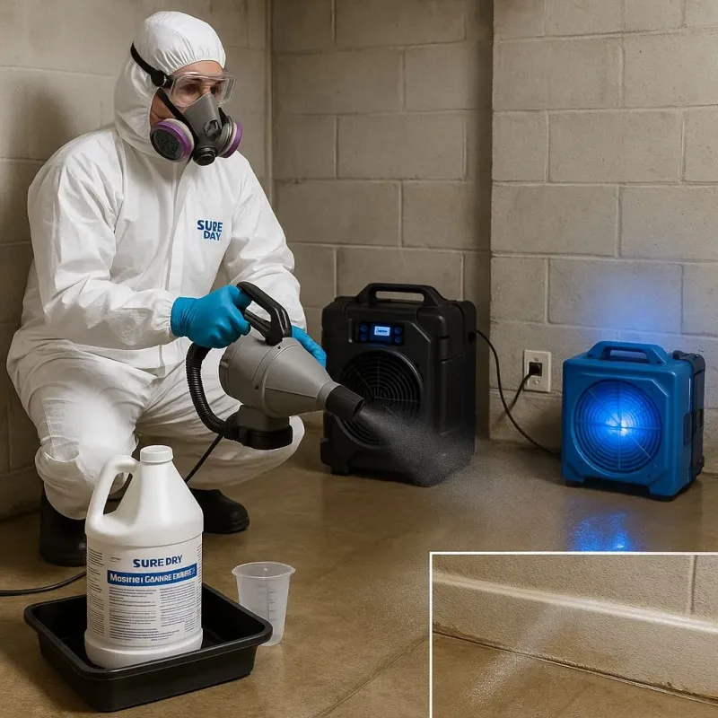 Sanitization and Odor Removal process in Olyphant, PA