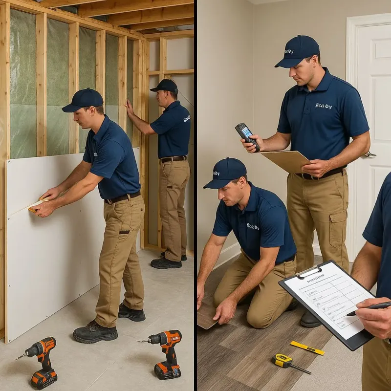 Repairs and Reconstruction process in Olyphant, PA